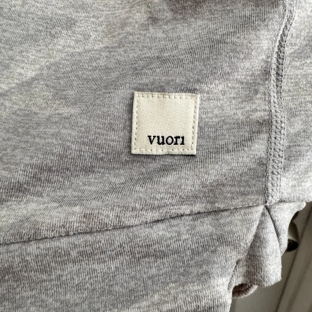 Vuori XS Gray Camo Lightweight Pullover Hoodie - Image 5