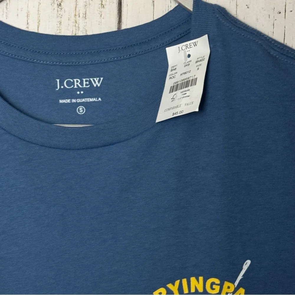 J.Crew Frying Pan River Outdoors Graphic Short Sleeve Crew Neck Tee Sz S - Image 4