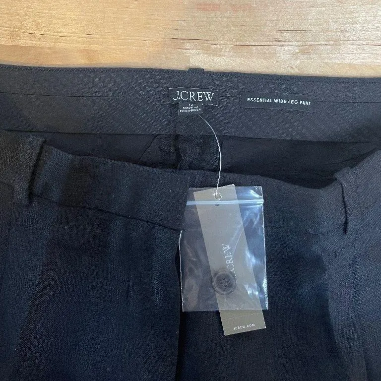 J.Crew Essential Wide Leg Pant in Linen  - Image 5