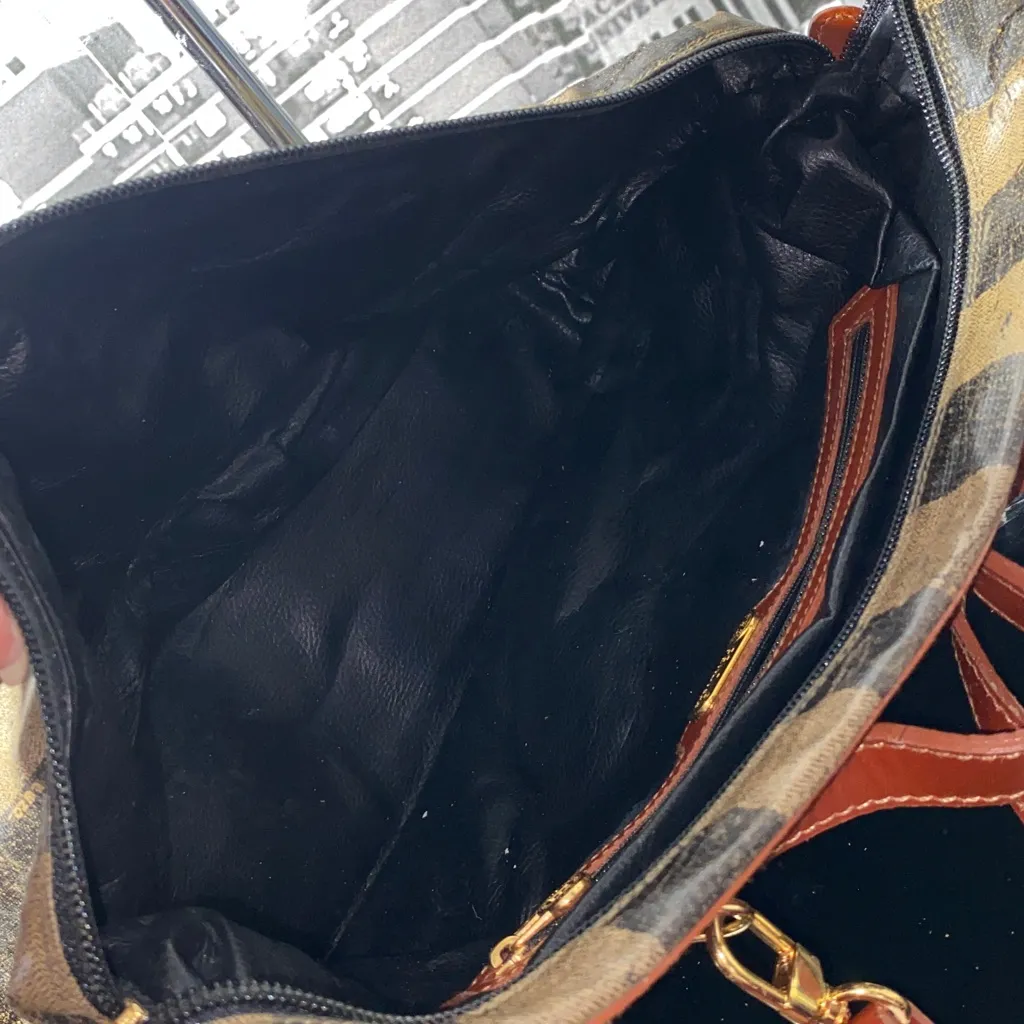 Authentic Fendi Pequin Stripe Bag - Image 16