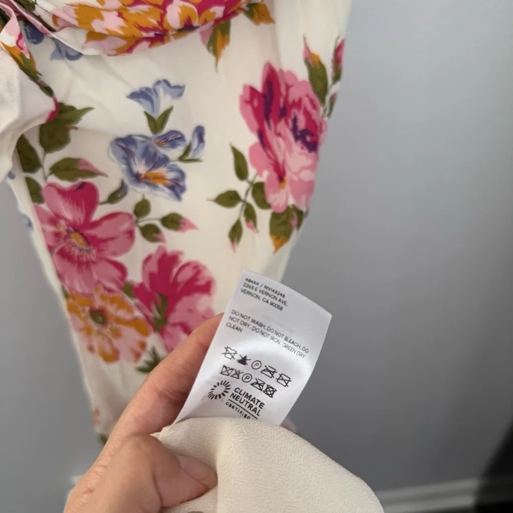 Reformation 2 Reya Midi Dress Giverny Floral Coquette Cottage Feminine - Image 7