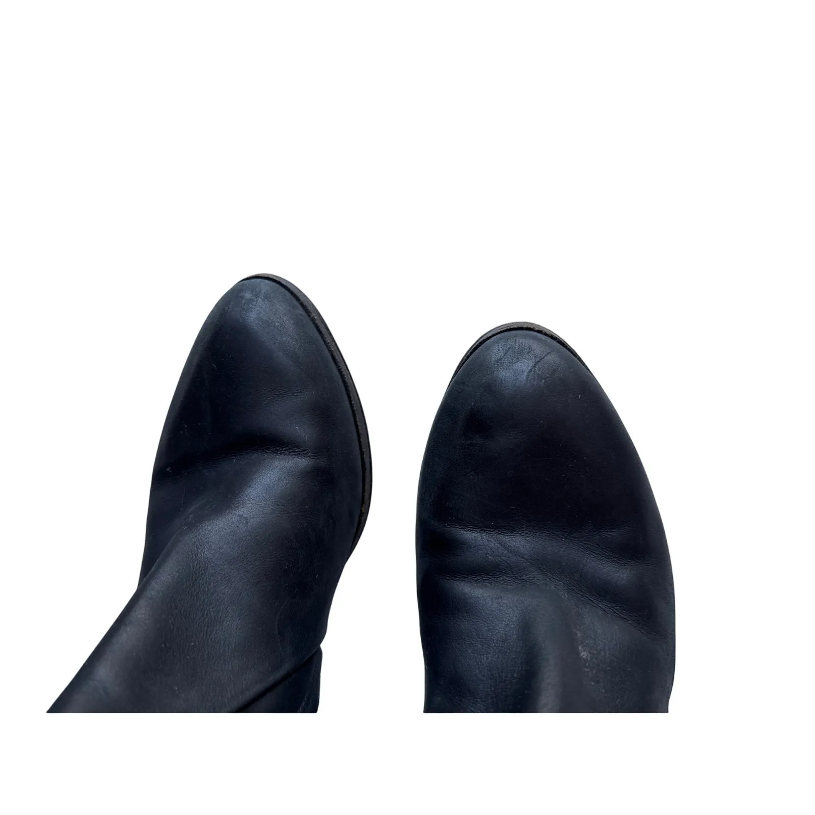 Coclico Knee High Black Block Heel Boots Size 38.5 / US 8 - Image 5