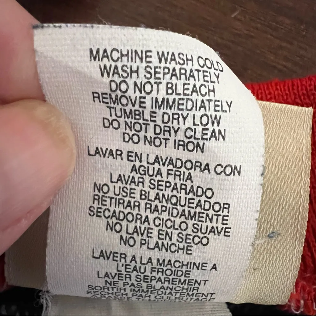 VTG Top Stitch By Morning Sun Womens L Sweatshirt Embroidered Cardinal USA Blue Size L - Image 10