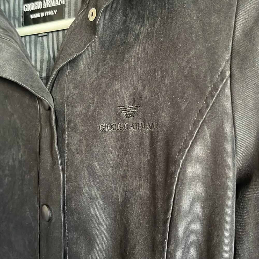 Giorgio Armani cotton coat.  Size small - Image 3
