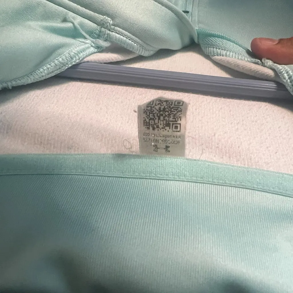 Under Armour Size M/L (Est.) Ombre Blue Pink Quarter-Zip Athletic Pullover Thumb - Image 3