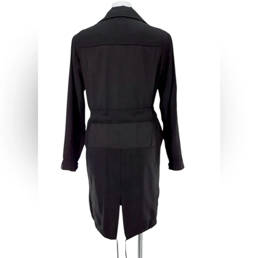 John + Jenn Parka 
Black Full Zip Collared Jacket - Image 2