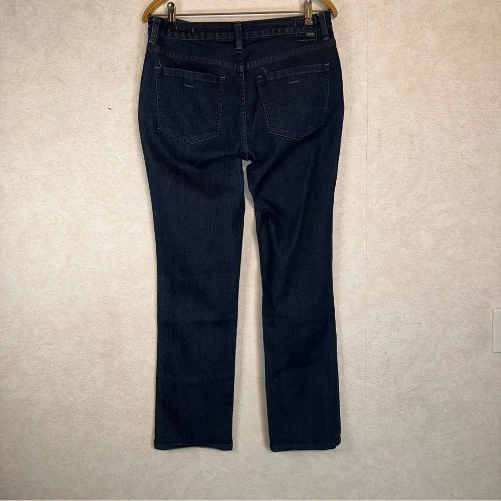 Jag‎ Jeans Women's 8 Blue Mid-Rise Straight Leg Stretch Embroidered Denim - Image 5