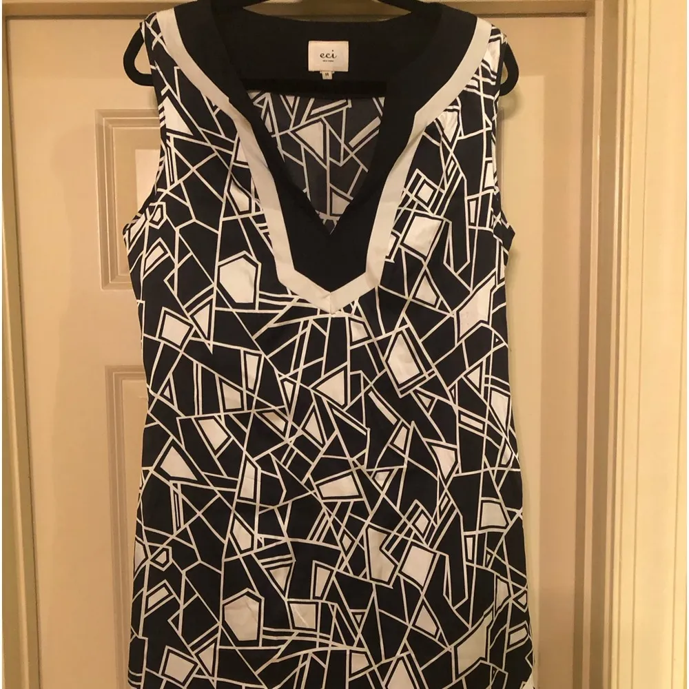 Silk V-Neck Dress - Image 2