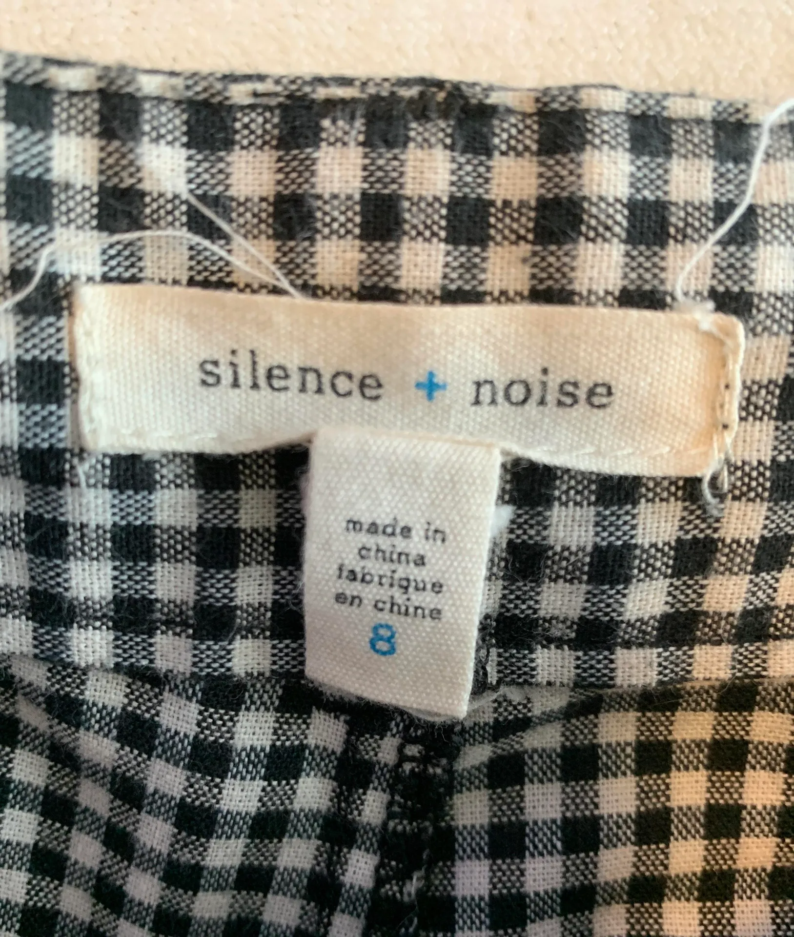 Silence And Noise High waisted Gingham Mom Pants - Image 4