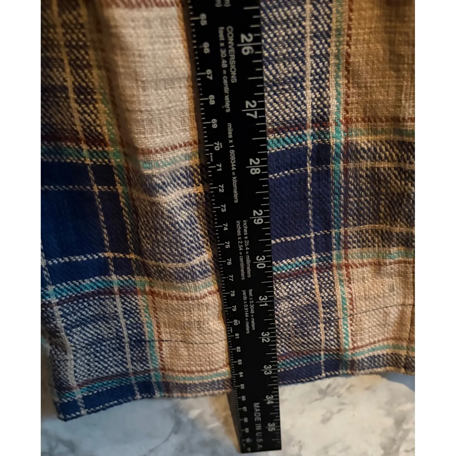 Urban‎ Outfitters Plaid Button Front Mini Dress Sleeveless M NWT - Image 9