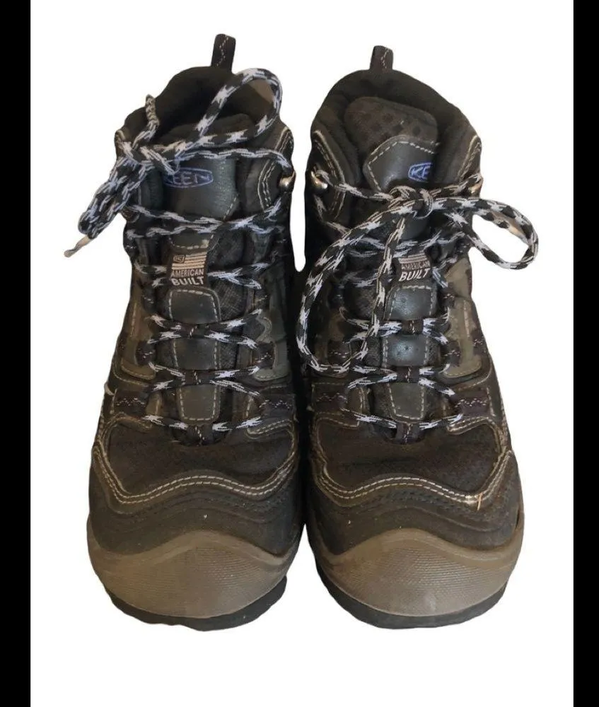 Keen Women's Ridge Flex Waterproof Hiking Boots 7 Black Outdoor Rugged Gorpcore - Image 6