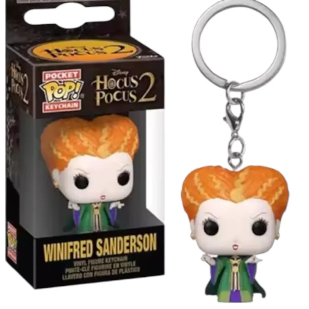 Funko Pocket Pop Disney Hocus Pocus 2 Winifred Sanderson Figuring Keychain Orange - Image 2