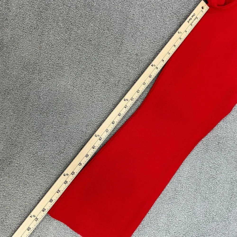 Tuckernuck Crop Pants Compression Knit Ashford Red Small Pull On High Waist - Image 14