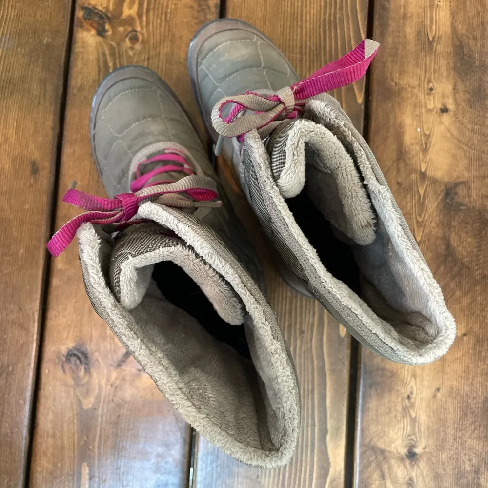 COLUMBIA Crystal Mid Lace Waterproof Quilted Boots 200 Grams Size Women’s 7 - Image 7