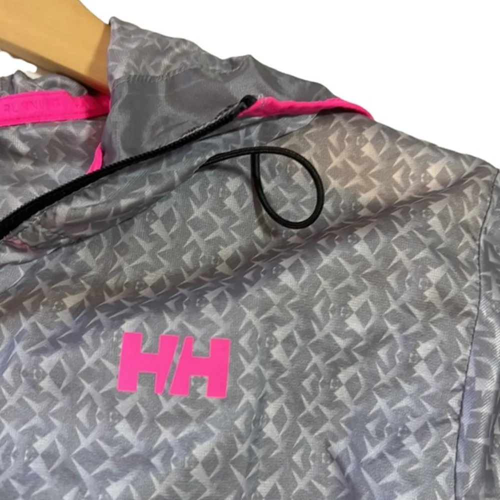 Helly Hensen X-Cool Aspire Gray Running Lightweight Windbreaker Jacket - Image 8