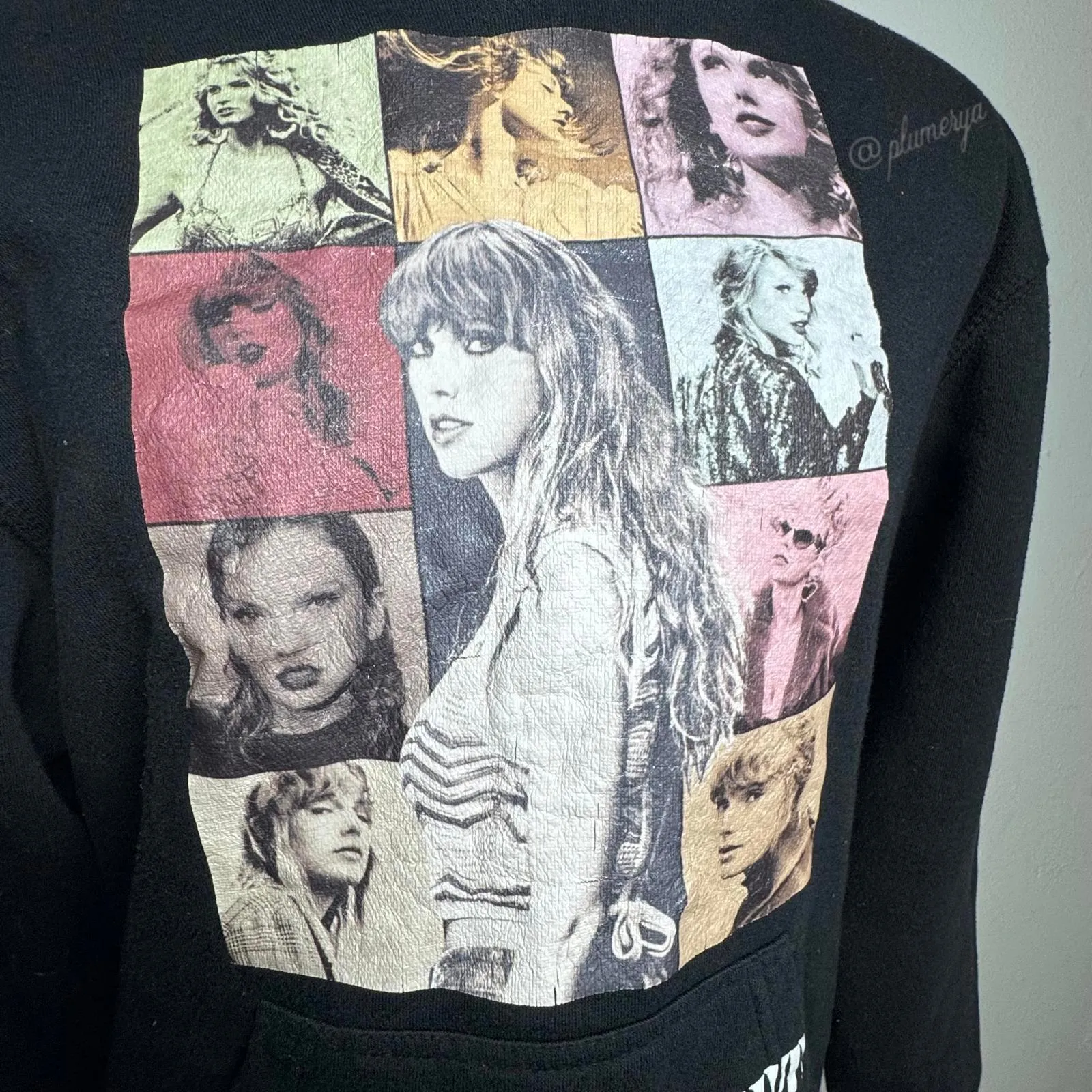 Pacific & Co. Taylor Swift The Eras Tour Hoodie Size S Black - Image 3