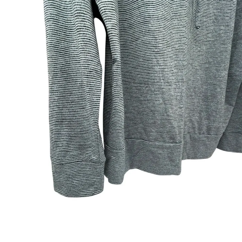 Sketchers Go Walk Pullover Hoodie Blue Gray  Size M Ribbed Athleisure Wear - Image 5