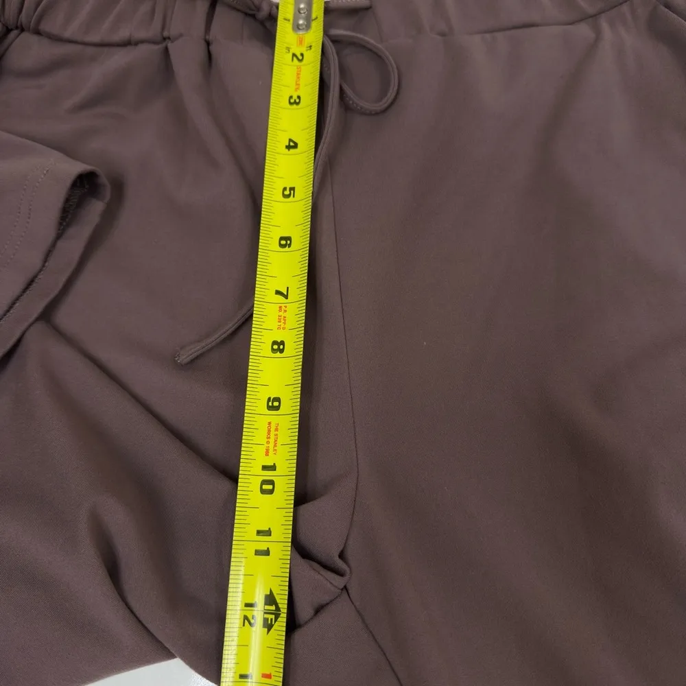 Joie Womens XL Paper Bag Waist Soft Easy Pants Stretch Taupe Drawstring - Image 6