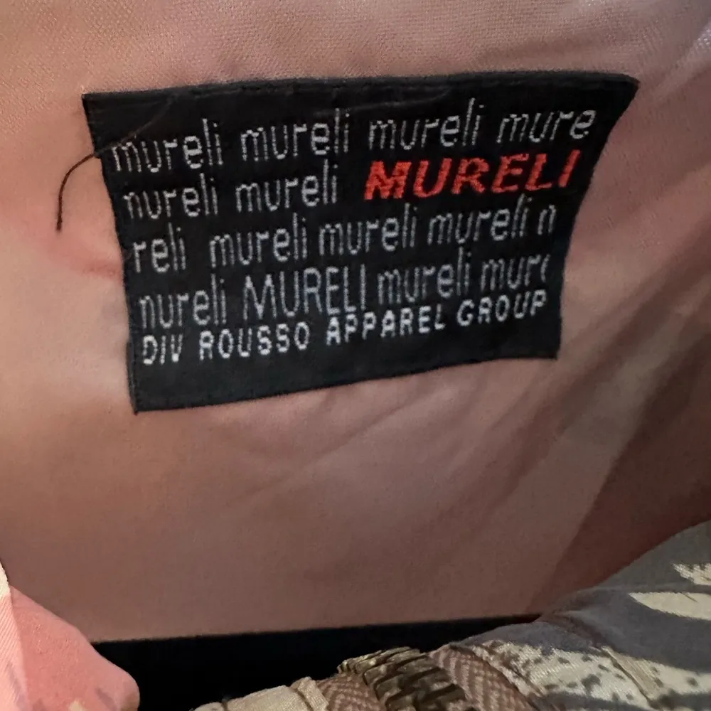 Women’s Mureli 100% Silk Windbreaker Bomber Jacket Multicolored Lined Collared Size 8 - Image 4