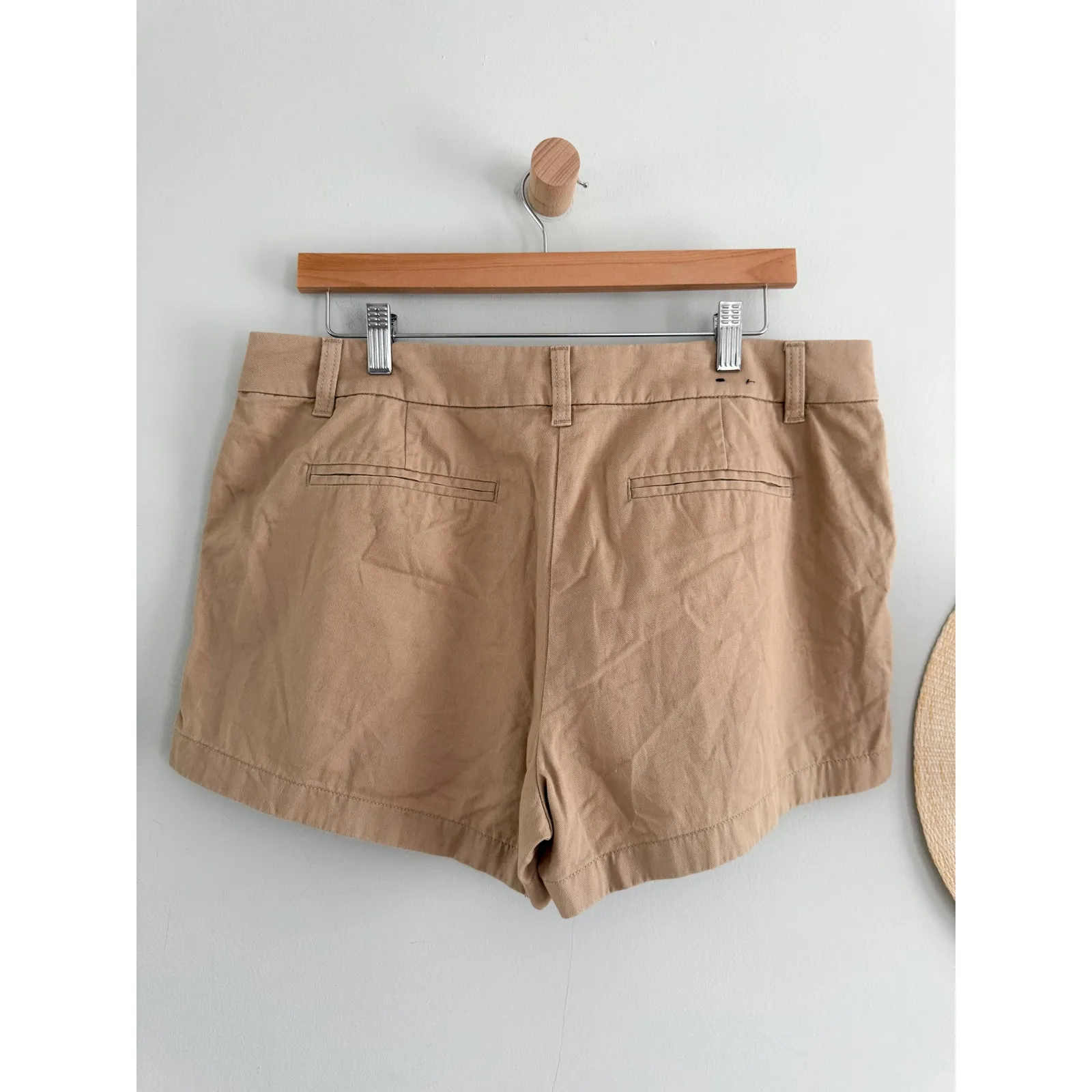 J Crew Factory | NWOT | 3.5" classic chino short in cashew khaki | Sz 12 Tan - Image 7