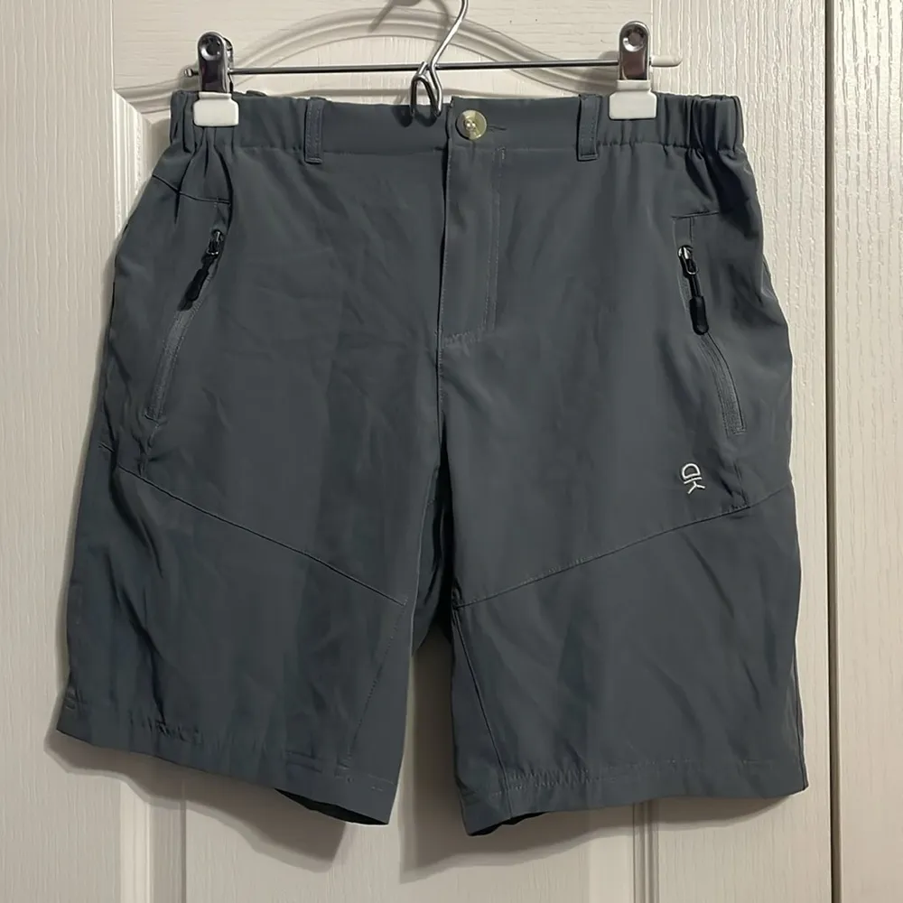 💖 Little Donkey Andy Gray Steel Gray Quick Dry Stretch Shorts Size L - Image 2