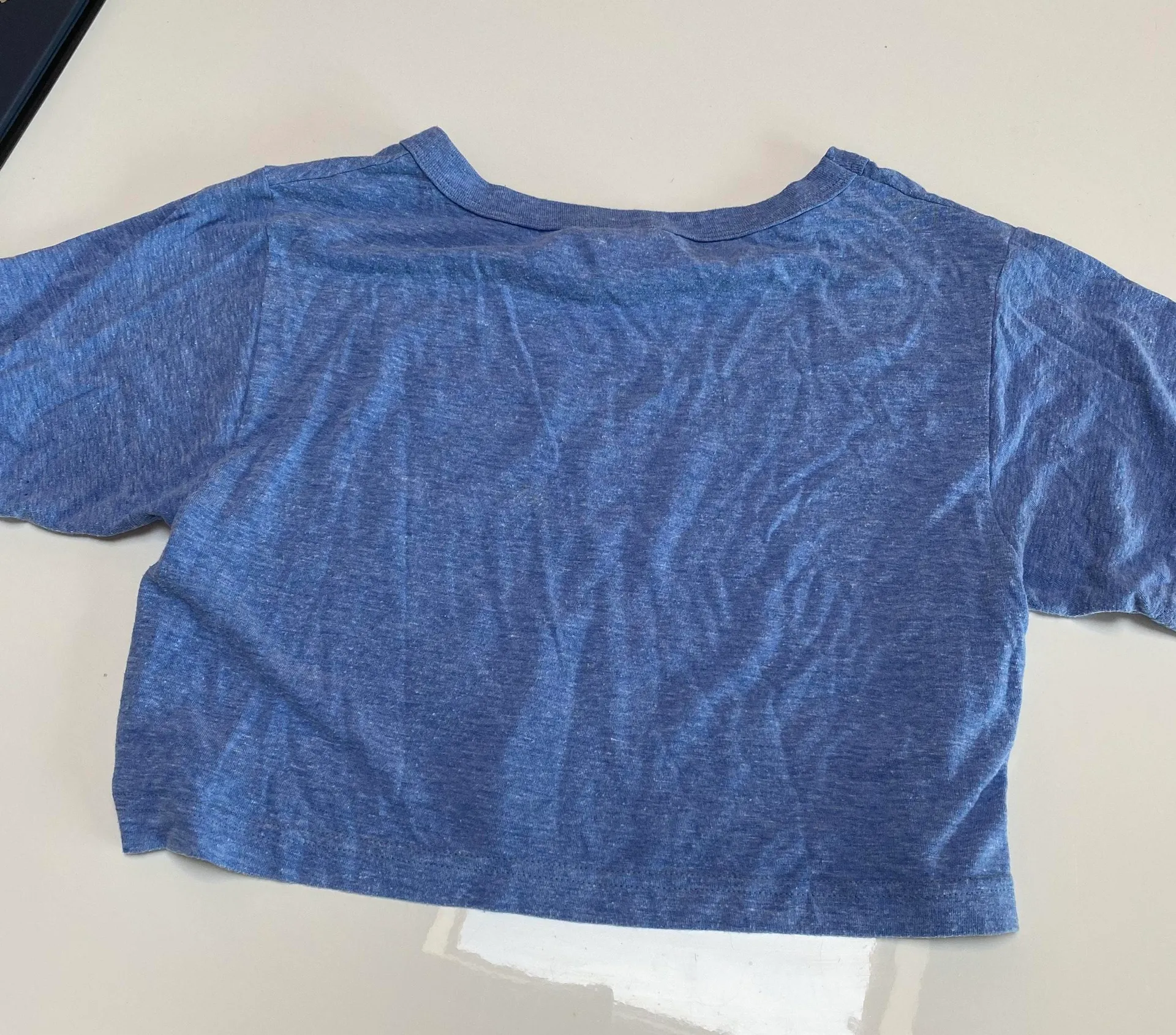 Vintage Broadway Dance Center Crop Blue - Image 2