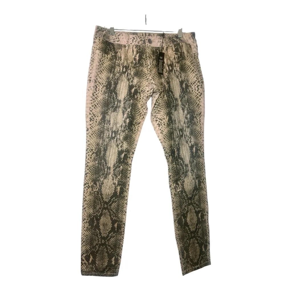 VICTORIA SECRET VS Siren Snake Skin Printed Jeans - Image 3