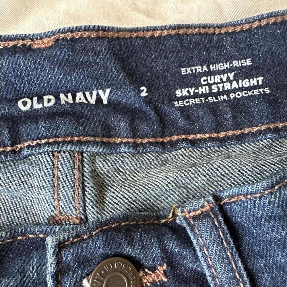 GAP Jeans Curvy Extra High Rise Straight - Image 3