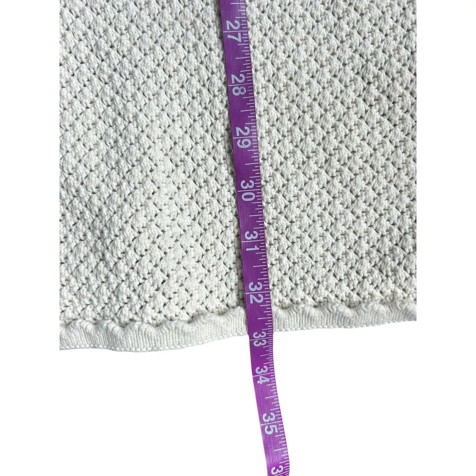 Solid & Striped x Sofia Richie Grainge The Lara Cover-Up Dress Crochet Size L - Image 4