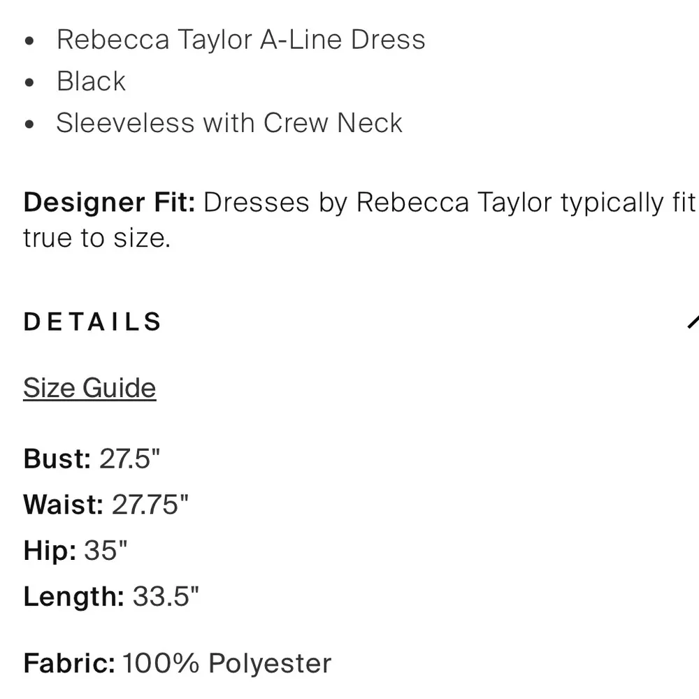 REBECCA TAYLOR Stacy Fit-&-Flare Flounce Black Dress  size 4 NWT Retail $325 - Image 4