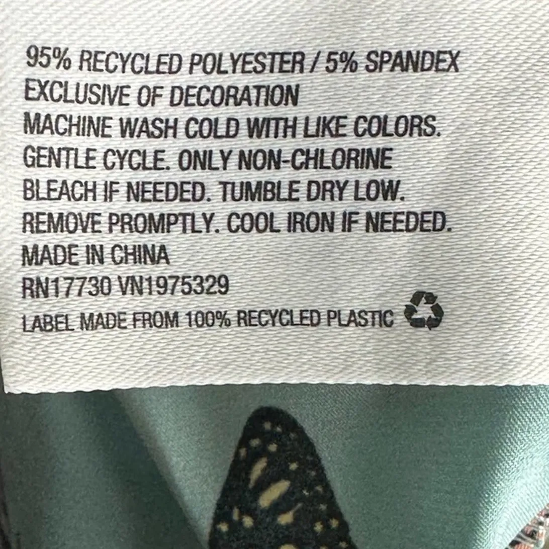 NWT Colsie Pajama Tank Top Womens S Pastel Blue Butterfly Print Whimsy Kidcore - Image 4