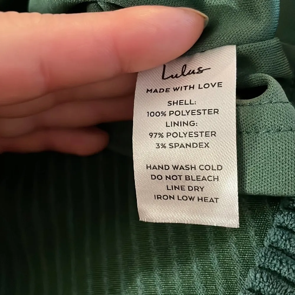 Lulus  High Class Emerald Green Corduroy Mini Skirt - Image 7