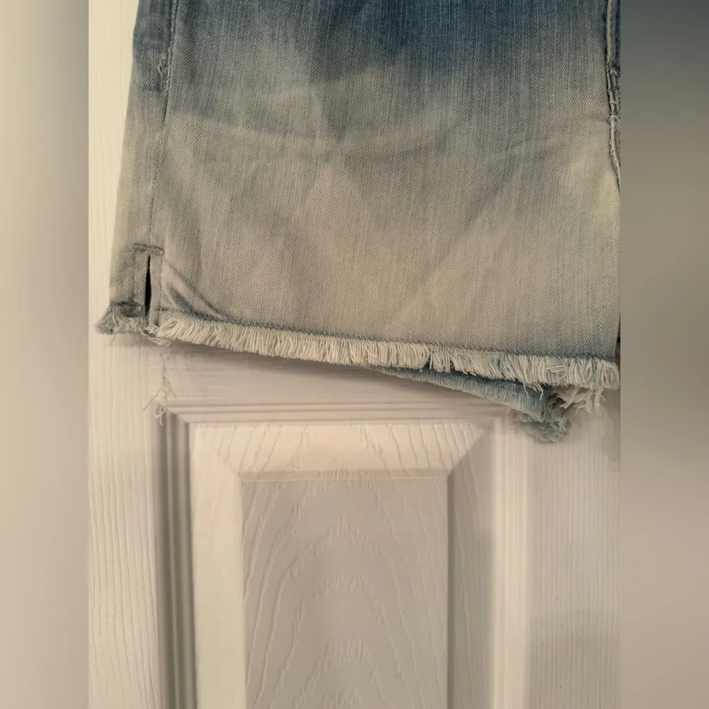 Black Orchid Blue & White Ombre Jean Women’s Denim Cotton Shorts Size 27 - Image 5