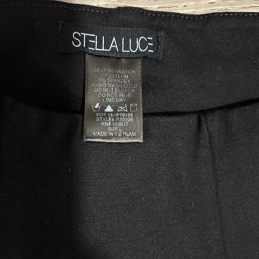 Stella Luce Classic Black Pants - Image 3