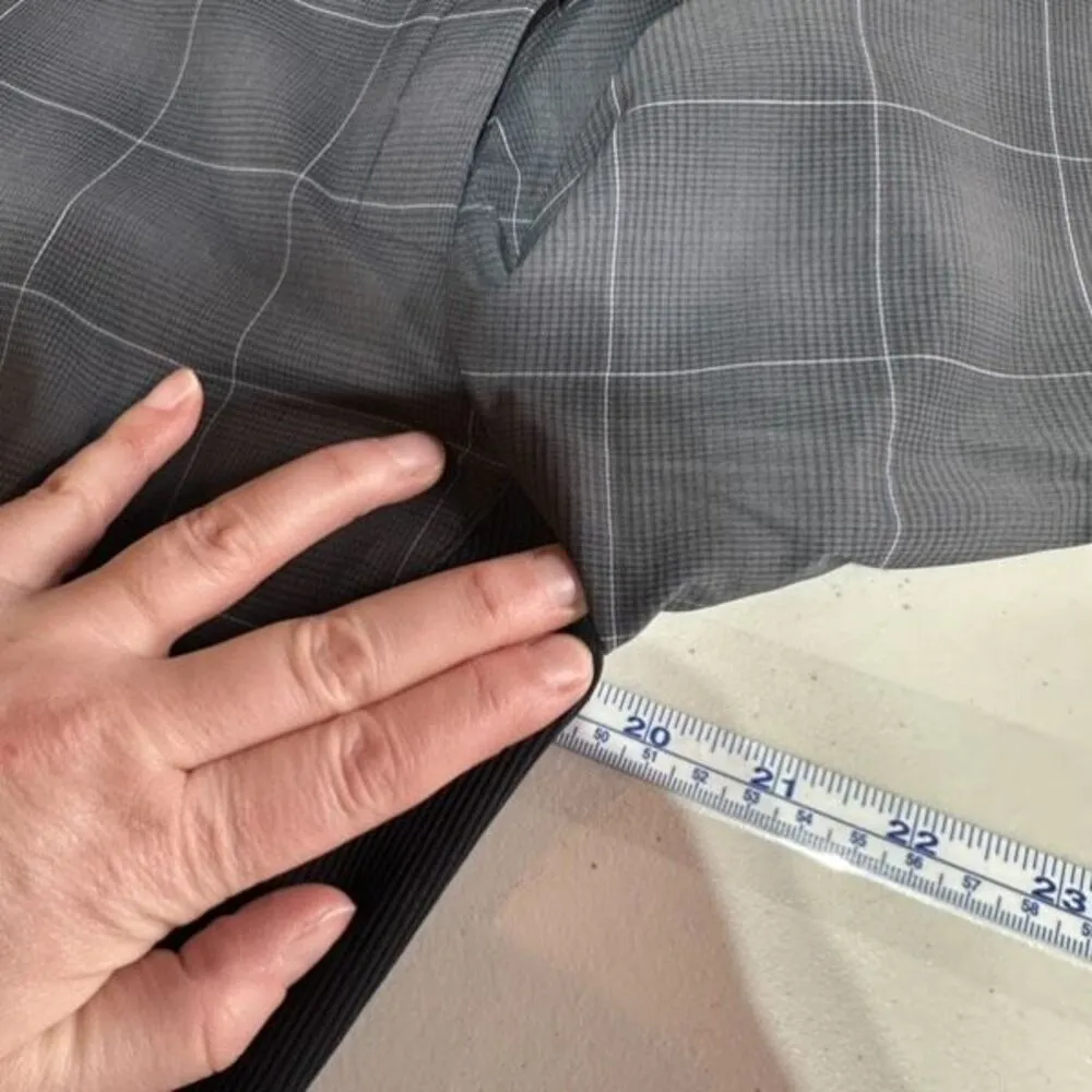 Nike Gold Fitdry Dri-fit Plaid Black Purple Full‎ Zip Windbreaker Jacket Medium - Image 5