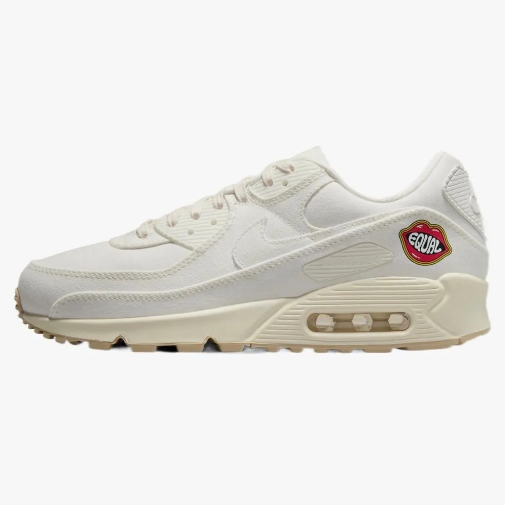 Nike Womens Size 12 Air Max 90 SE The Future Is Equal FD0867-133 Sail White Lips - Image 8