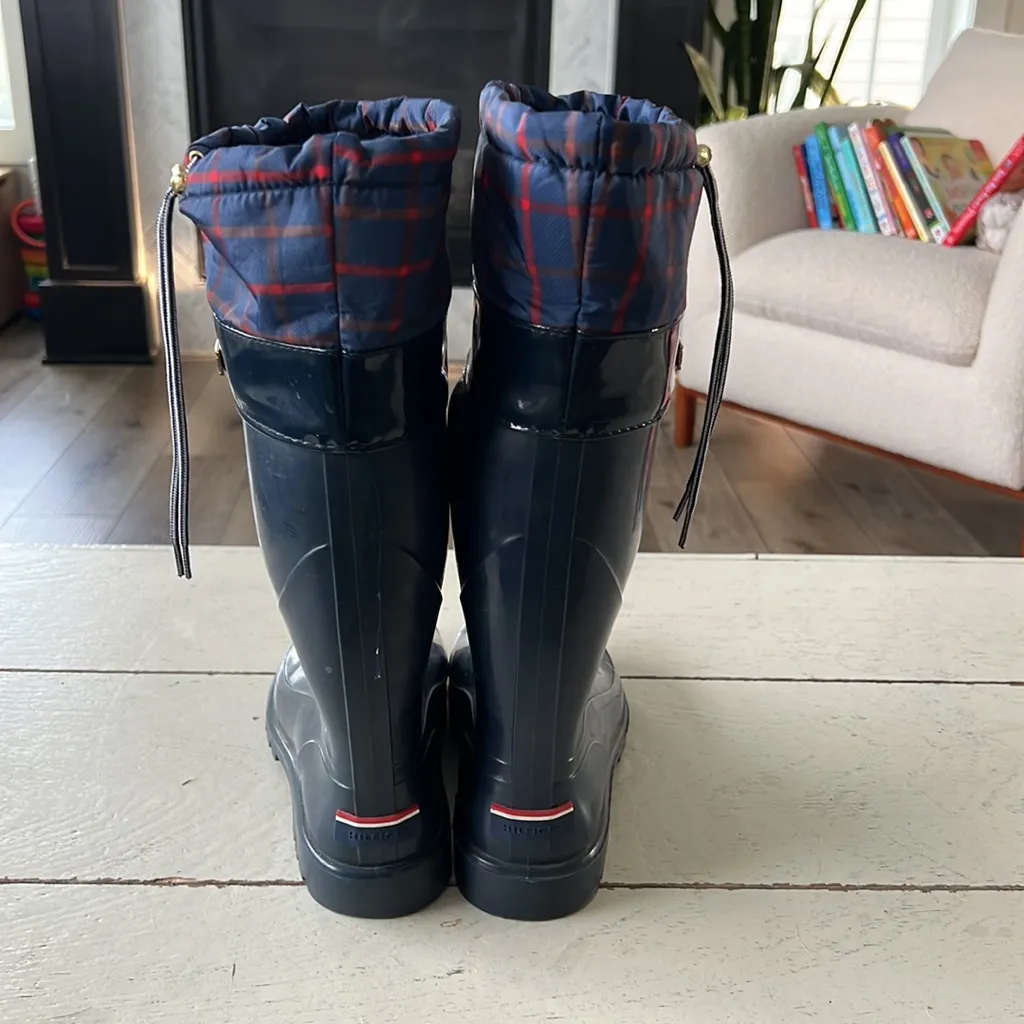 Tommy Hilfiger Pull On Rain Boot Wellies, 8 - Image 6