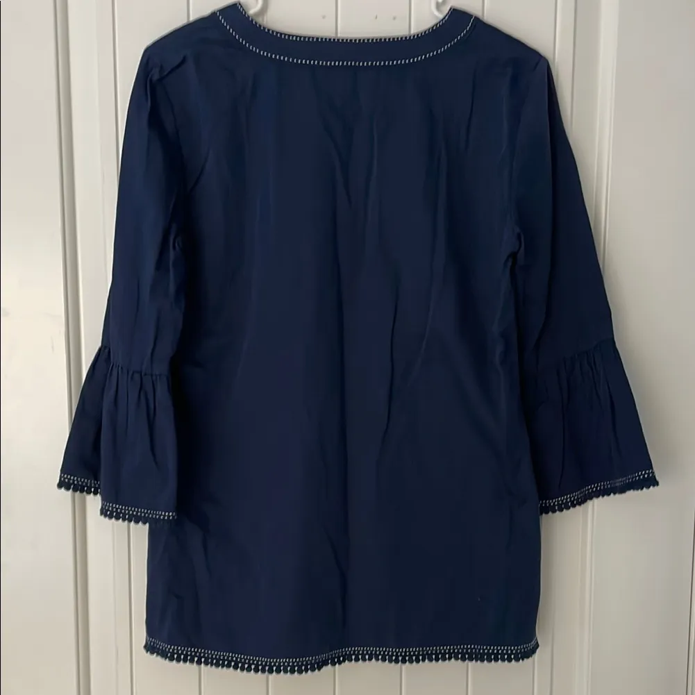 Brooks Brothers Navy Tunic with White Accents - Image 3