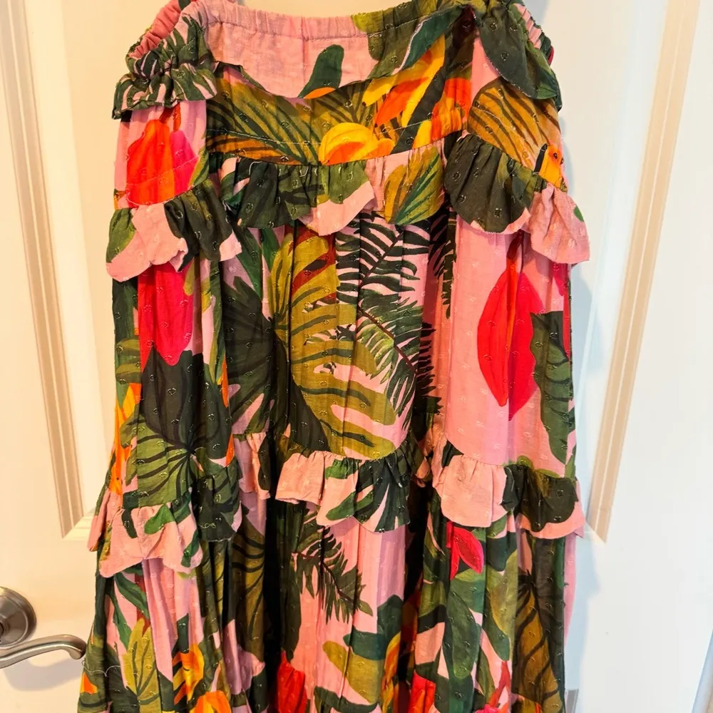 NWT Farm Rio Cocoa Forest Maxi Dress | S - Image 10