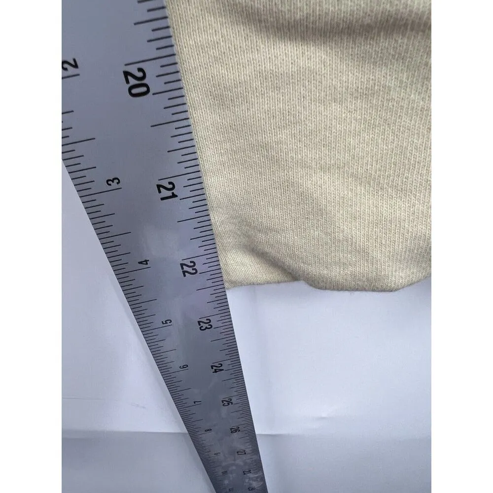 Fabletics Luxe Terry Jogger Womens Beige Yellow Drawstring Elastic Waist Size 3X - Image 8