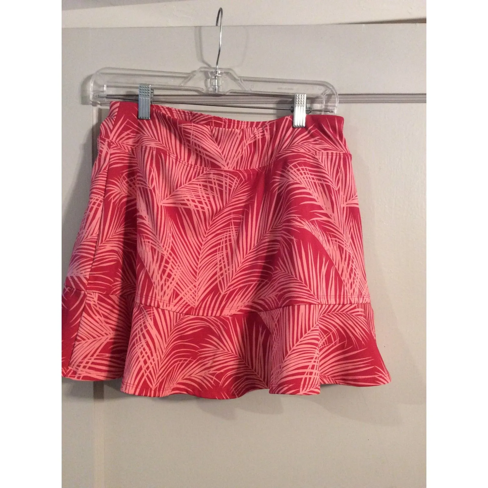Tommy Bahama Active Golf Tennis Skorts Skirt Pink Tropical Large - Image 5