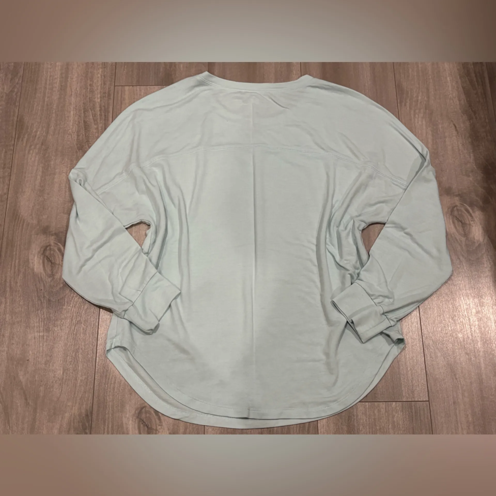 Disney Mickey Mouse Rose Women’s Light Blue Long Sleeve Pullover  Size L - Image 2