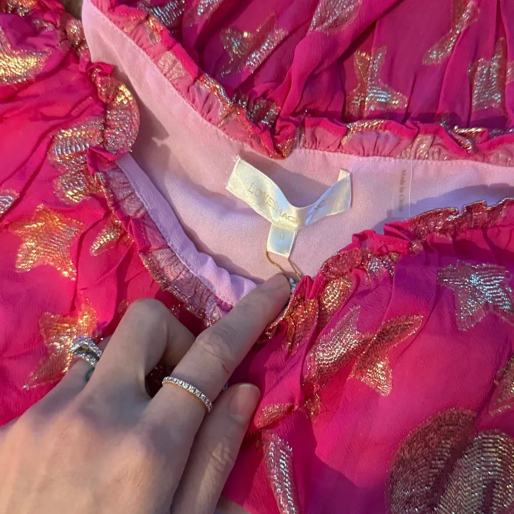 NWT LOVESHACKFANCY VYNNE Ombré Tiered Maxi Dress - Image 7