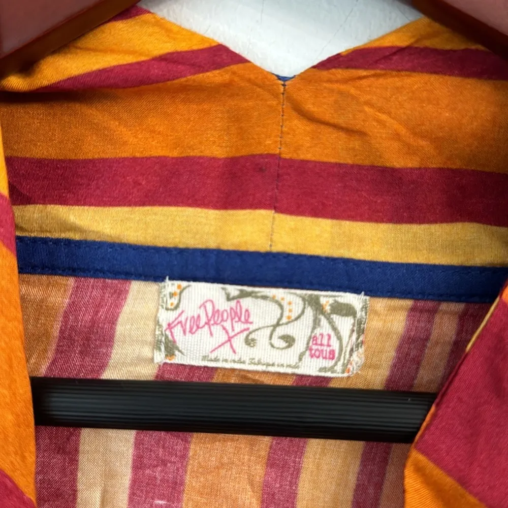 Free people all tous Colorful Striped Floral Kimono - Image 9