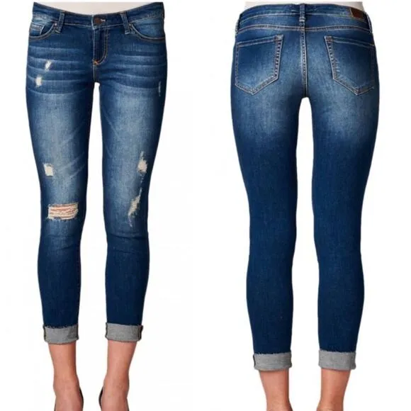 Dear John Joyrich Harvey Distressed Ankle Mid Rise Jeans Women's Size 31 - Image 2