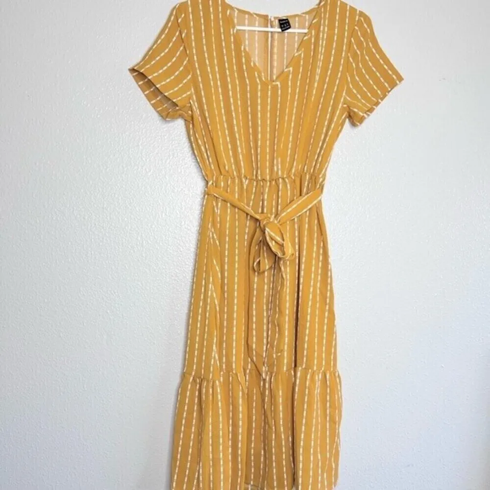 Women’s SHEIN Summer Mustard/yellow midi dress Size S. - Image 8