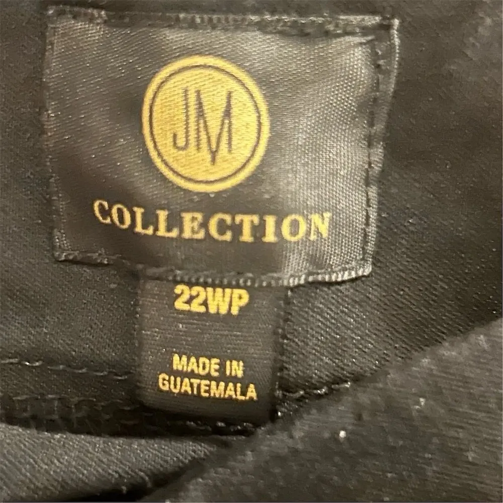 JM Collection Women's Plus Size 22 Petite Black Dress Pants Business Casual - Image 4