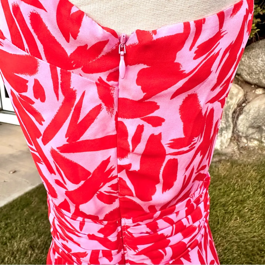 Veronica Beard Vida Poppy One Shoulder Silk Blouse - Image 14