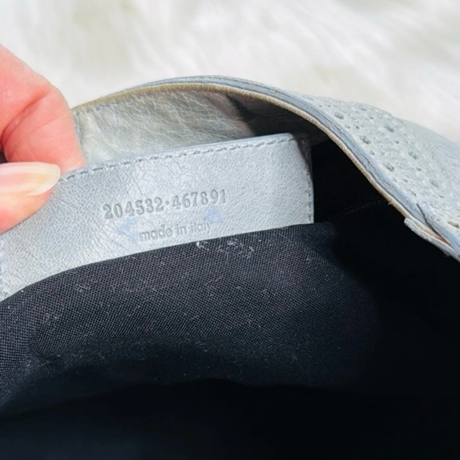 Balenciaga Pale Blue Giant Besace Messenger Bag - Image 13