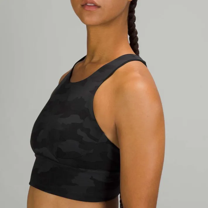 Wunder Train Longline Bra Medium Support C/D Cup
Heritage Camo Deep Coal Multi - Image 4